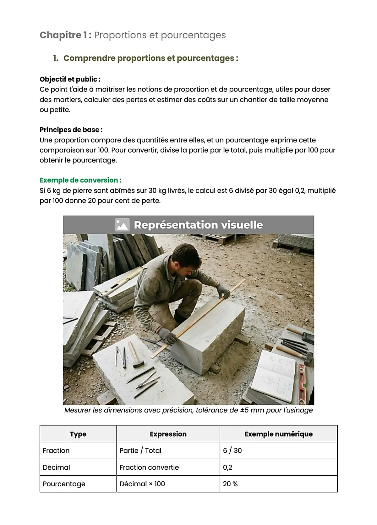 Example Fiche de Révision BP Pierre